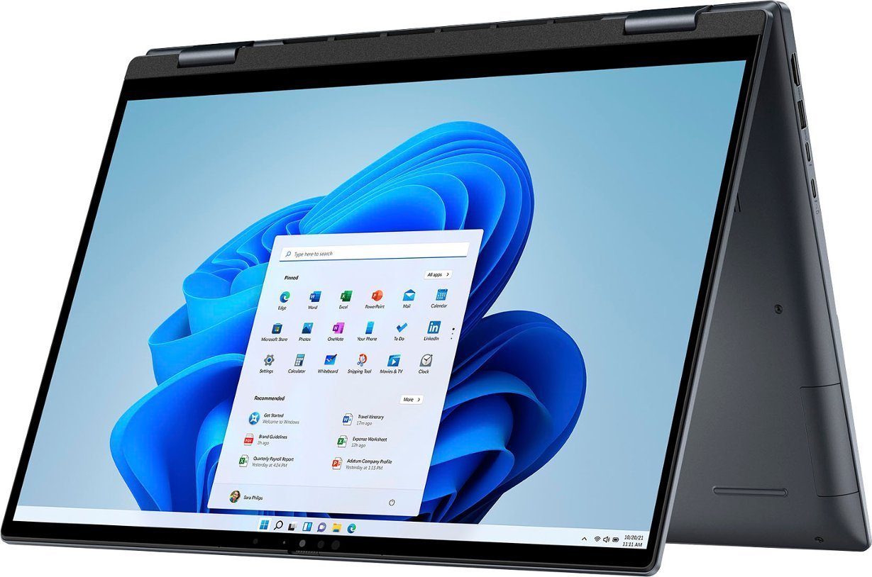 Dell - Inspiron 16.0" 2-in-1 OLED Touch Laptop - 13th Gen Intel Evo i7 - 16GB Memory - NVIDIA GeForce MX550 - 1TB SSD - Stylus - Dark River Blue