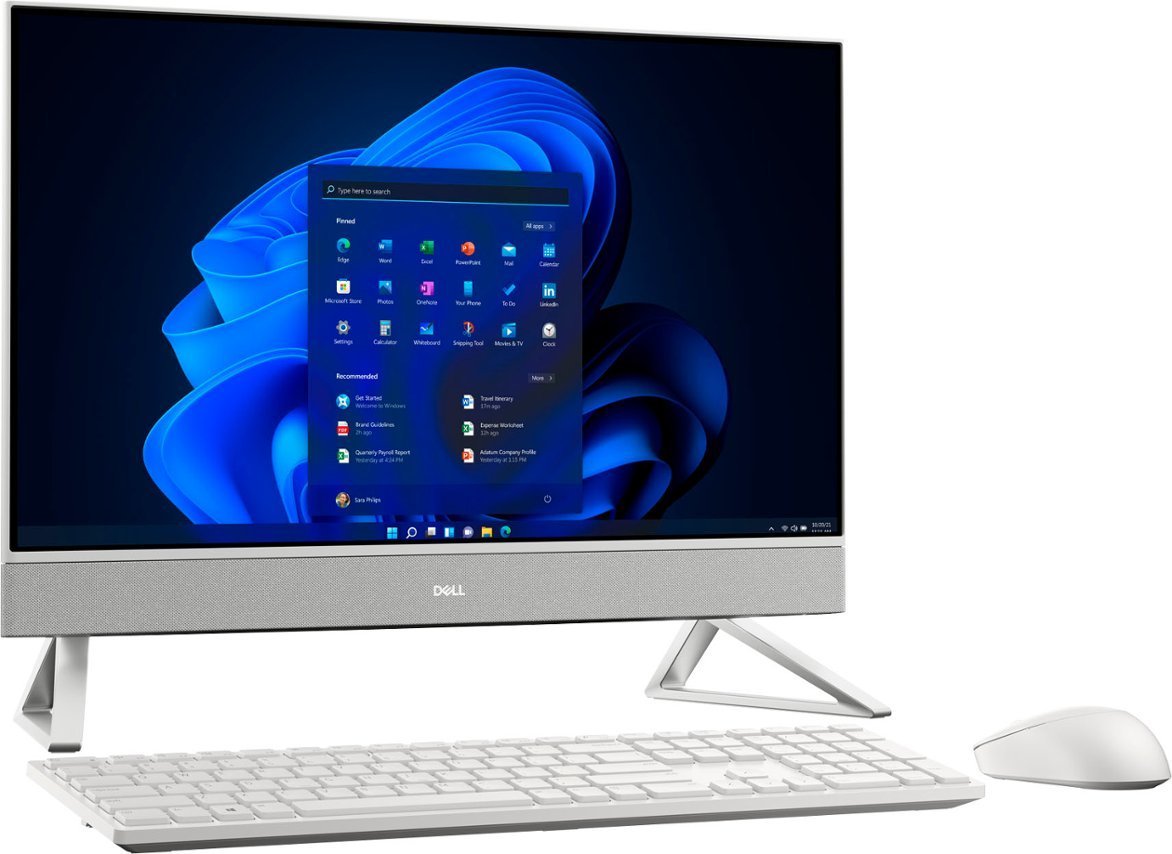 Dell - Inspiron 24" Touch screen All-In-One - Intel Core i5 - 8GB Memory - 256GB SSD - White - Pearl White