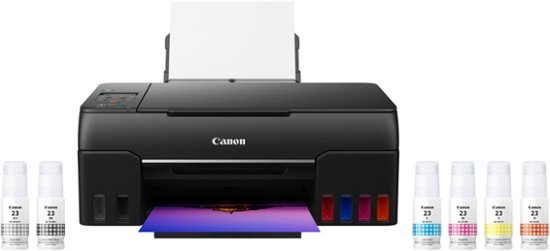 Canon - PIXMA Mega Tank G620 Wireless All-In-One Inkjet Printer - Black