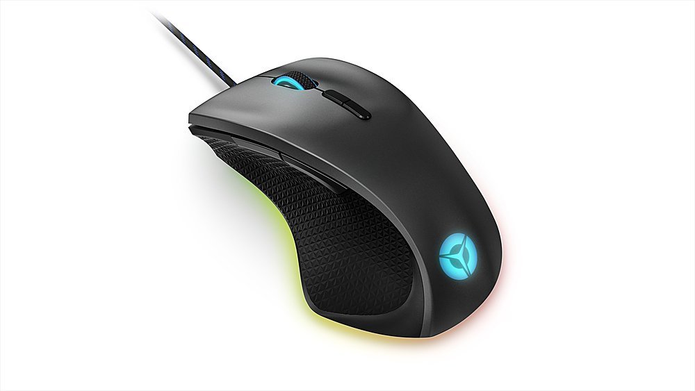 Lenovo - Legion M500 RGB Wired Optical Gaming Mouse with RGB Lighting - Black