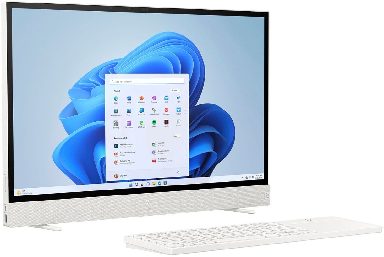 HP - Envy Move 23.8" QHD Touch-Screen Portable All-in-One - Intel Core i5 - 8GB Memory - 512GB SSD - Shell White