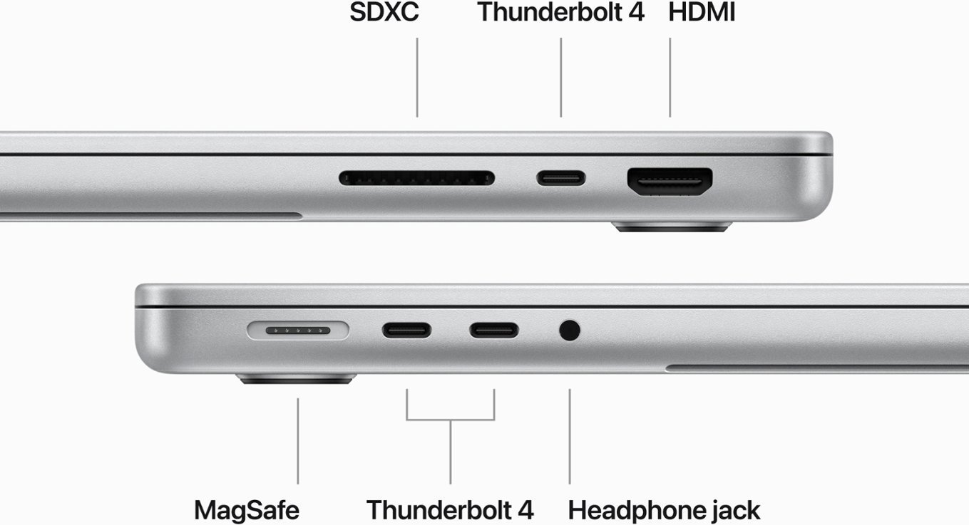 Apple - MacBook Pro 14" Laptop - M3 Pro chip Built for Apple Intelligence - 18GB Memory - 14-core GPU - 512GB SSD - Silver