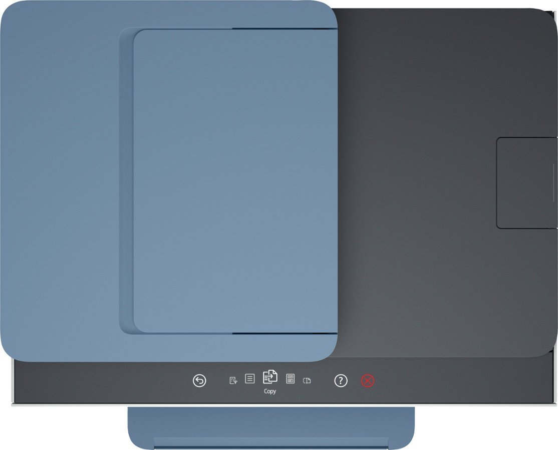 HP - Smart Tank 7602 Wireless All-In-One Super tank Inkjet Printer with up to 2 Years of Ink Included - Dark Surf Blue