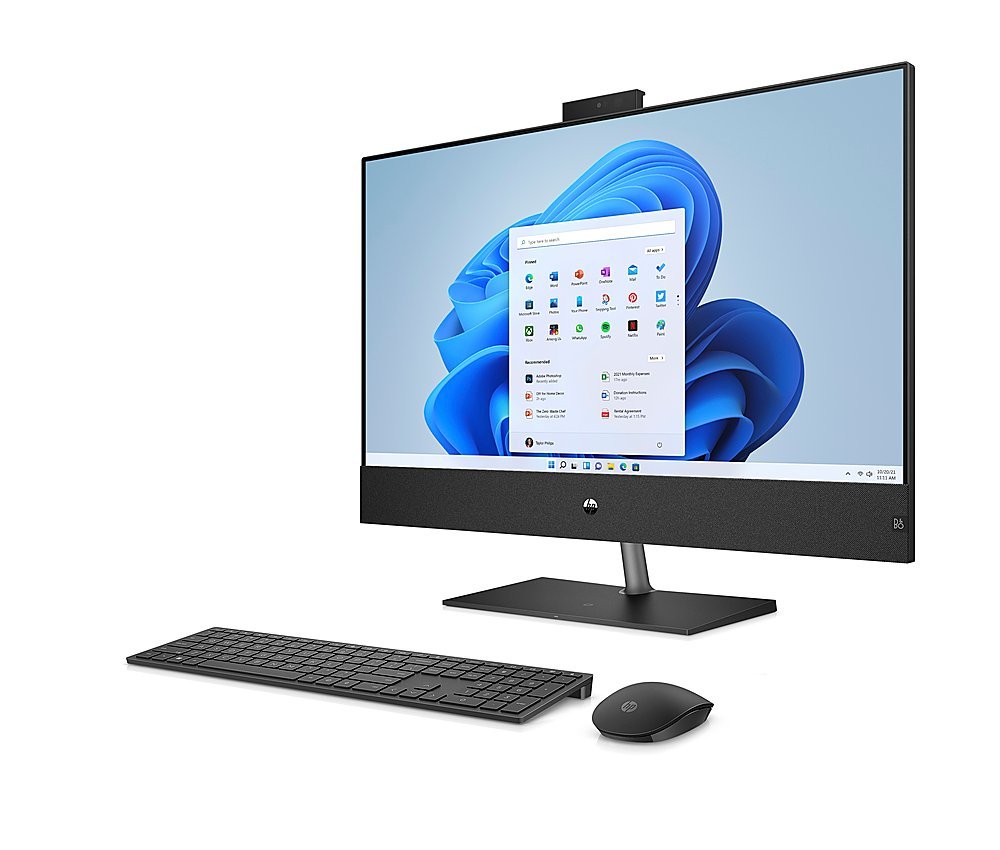HP - Pavilion 31.5" All-in-One - Intel Core i7-12700T - 16GB Memory - 1TB SSD - Sparkling black