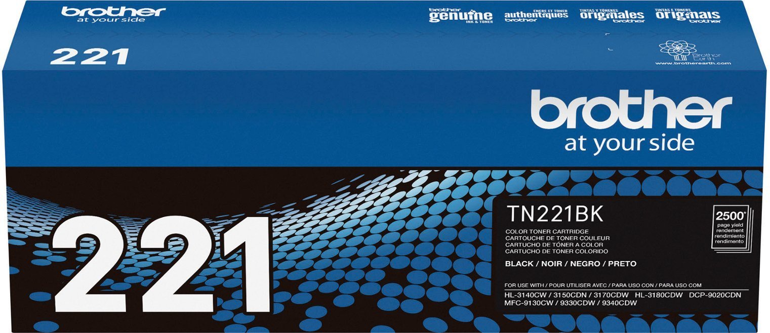 Brother - TN221BK Standard-Yield Toner Cartridge - Black