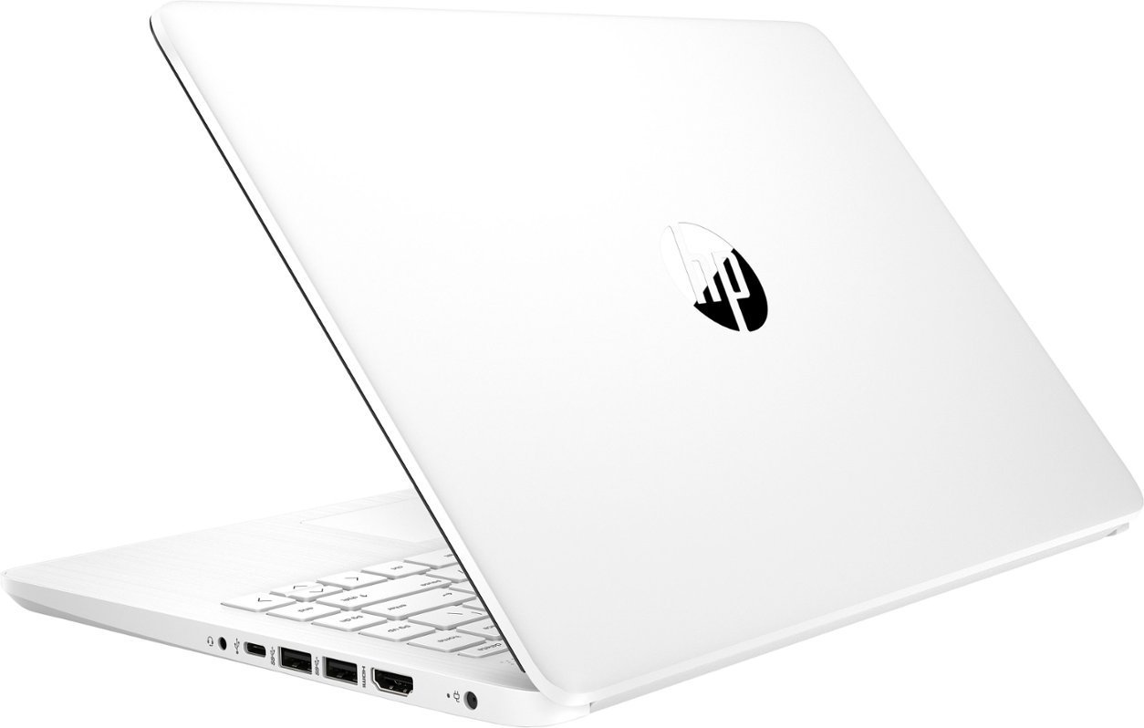 HP - 14" Laptop - Intel Celeron - 4GB Memory - 64GB eMMC - Snowflake White