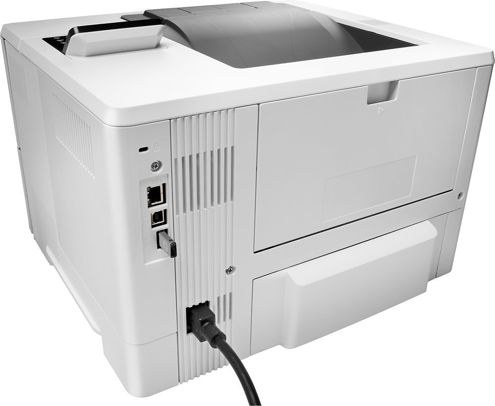 HP - LaserJet Pro M501dn Black-and-White Laser Printer - HP - LaserJet Pro M501dn Black-and-White Laser Printer - White